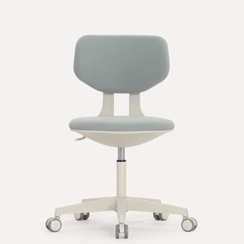Изображение товара Стул мобильный Falto Rookie (регулируемая спинка, ткань, каркас светлый, серый)