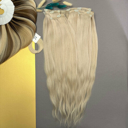 Волосы Belli Capelli славянские на заколках 50-55см №24