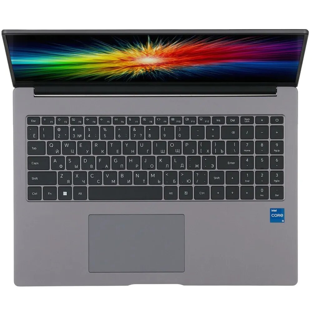 Ноутбук HONOR MagicBook X16, CN,16" Intel Core i5-12450H, 16 ГБ, SSD 512ГБ, Windows 11, Серый, Русская раскладка — фото 1