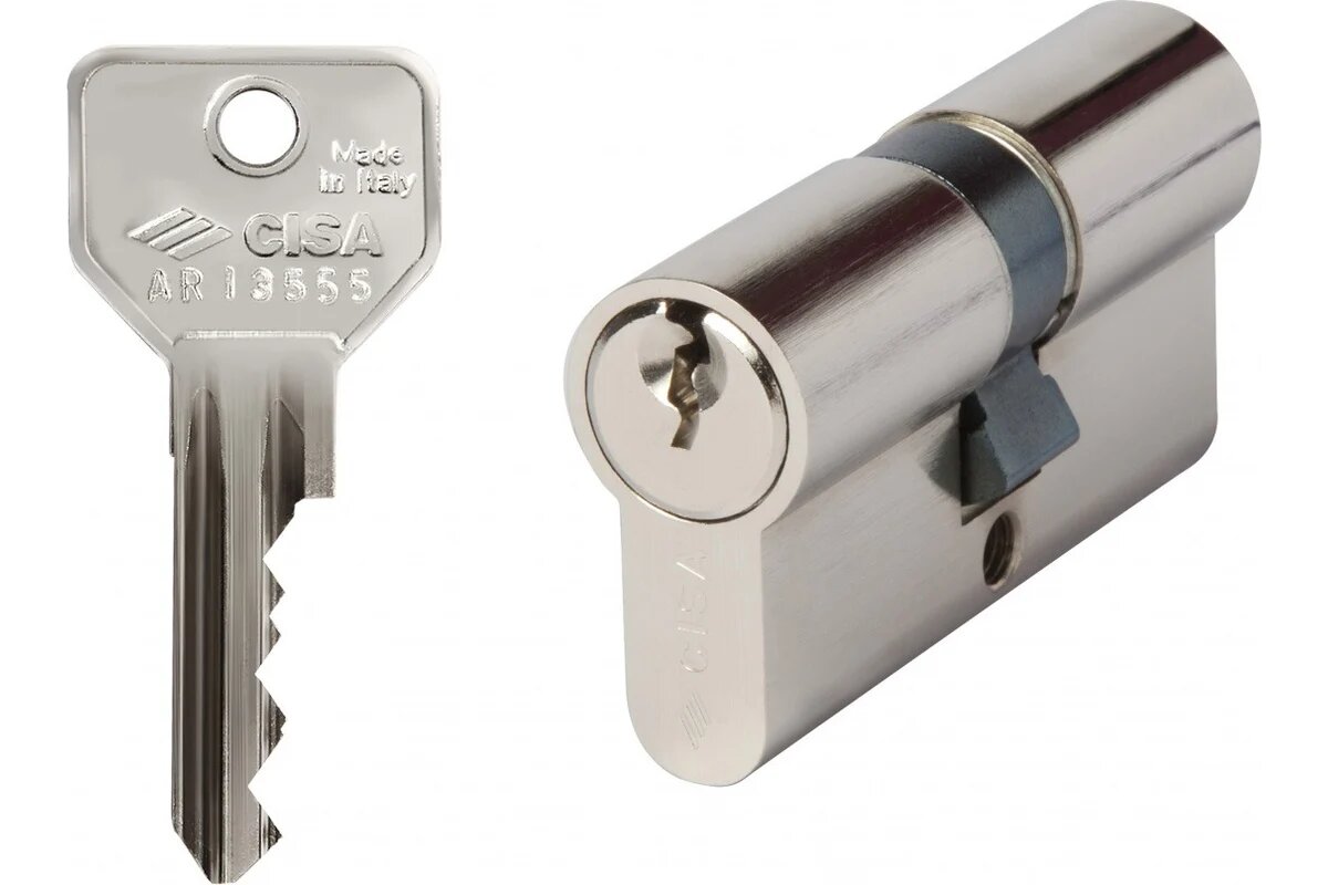 CISA Цилиндр серии С2000 ключ-ключ 70мм (35x35) никель 1.0G300.13.0.12