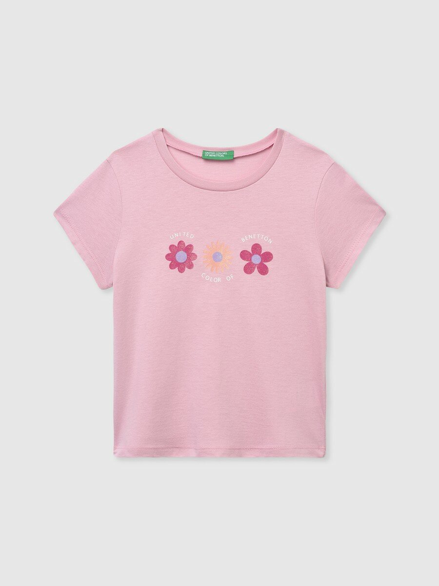Футболка UNITED COLORS OF BENETTON, размер XX, розовый
