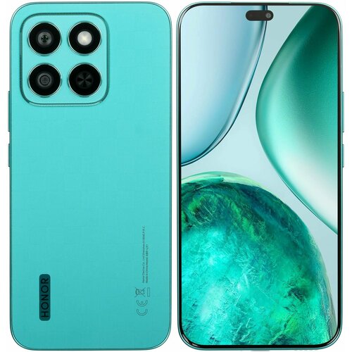 Смартфон Honor X8c 8256 ГБ бирюзовый 26999₽