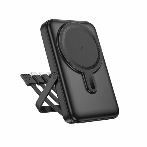 Внешний аккумулятор повербанк Hoco J141 10000mAh Type-C 20W с беспроводной зарядкой и функцией MagSafe цвет Белый 1990₽