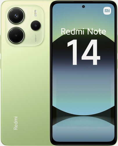 Изображение товара Смартфон Xiaomi Redmi Note 14 4G 8/256GB NFC Lime Green (Зелёный) Global