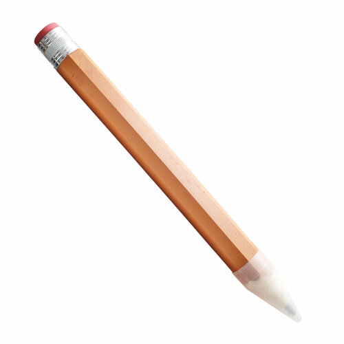 Чернографитный гигантский карандаш Карамба с ластиком синий 400₽