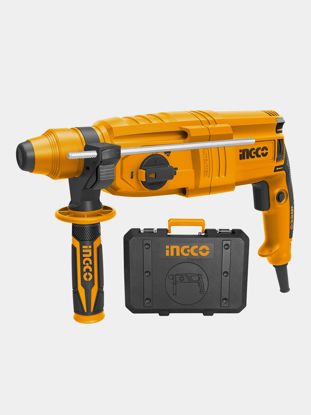 Перфоратор Ingco RGH9028 SDS-plus, 800 Вт, 4000 уд./мин, ограничитель глубины