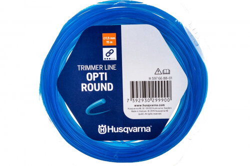 Корд триммерный Husqvarna OPTI ROUND, круглый (1.5 мм x 15 м) 5976688-01