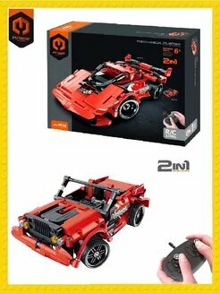 Конструктор IM.Master 8025 Гоночный автомобиль и джип 2в1 на радиоуправлении 351 деталь