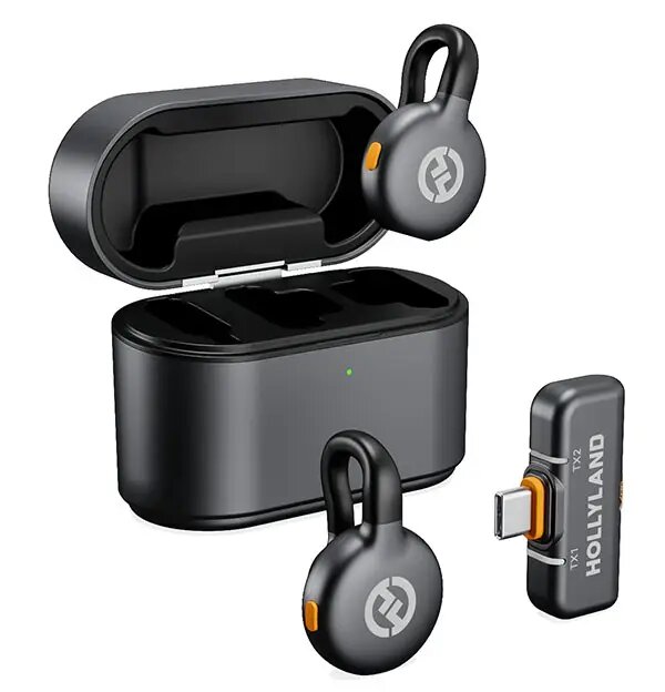 Радиосистема Hollyland LARK M2S Duo, портативная, двухканальная