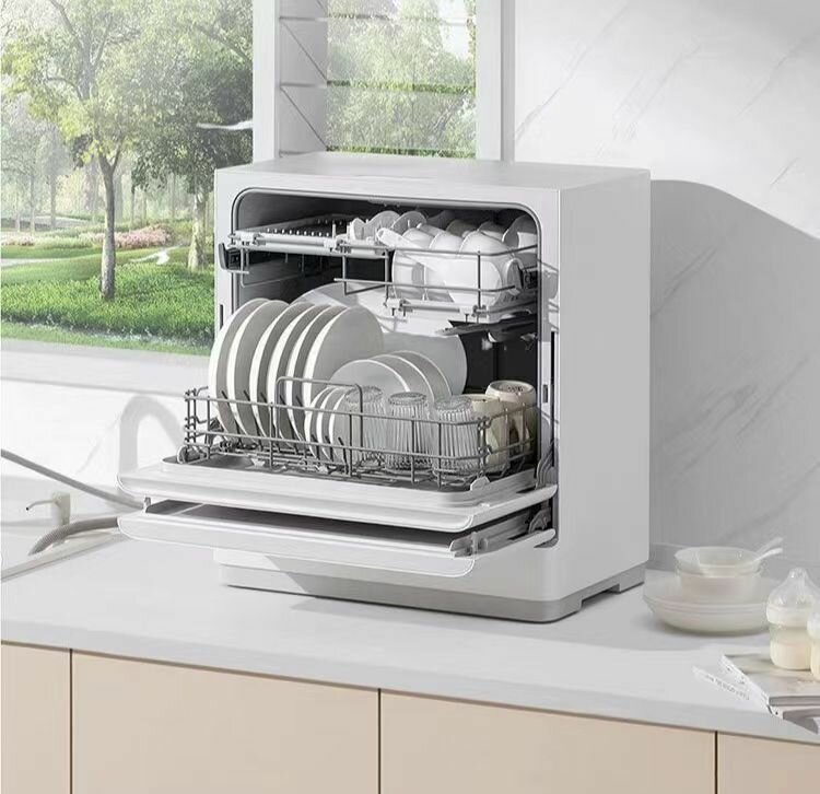 Изображение Компактная посудомоечная машина Xiaomi, 1500 Вт, 5 комплектов, белый