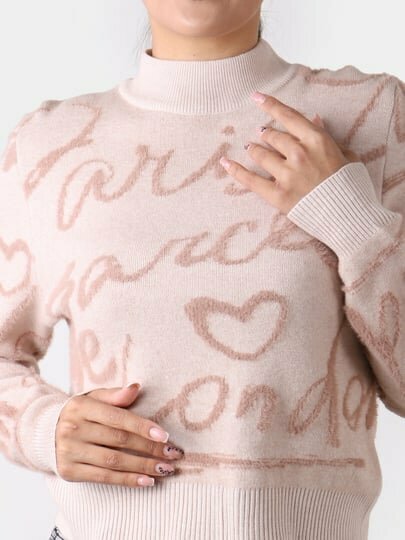 Свитер размер One Size, , пудровый — фото 1