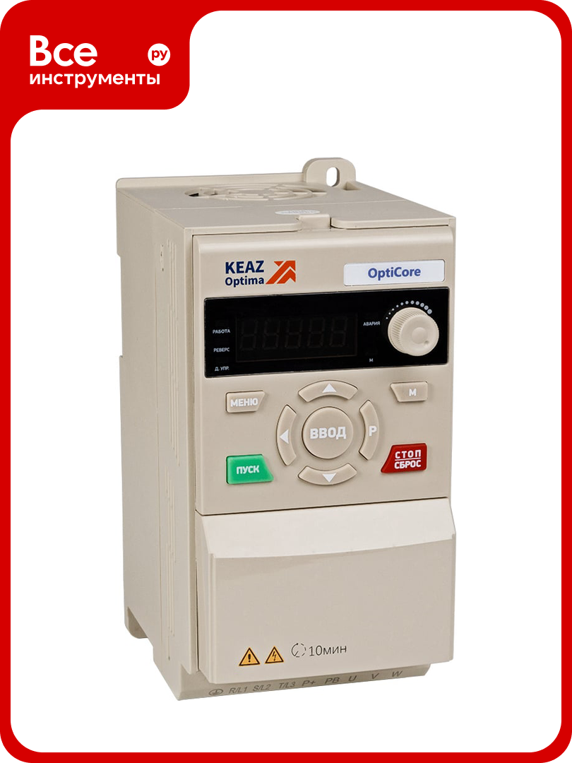 Преобразователь частоты КЭАЗ OptiCore B100-H1K5-220-Т 337056