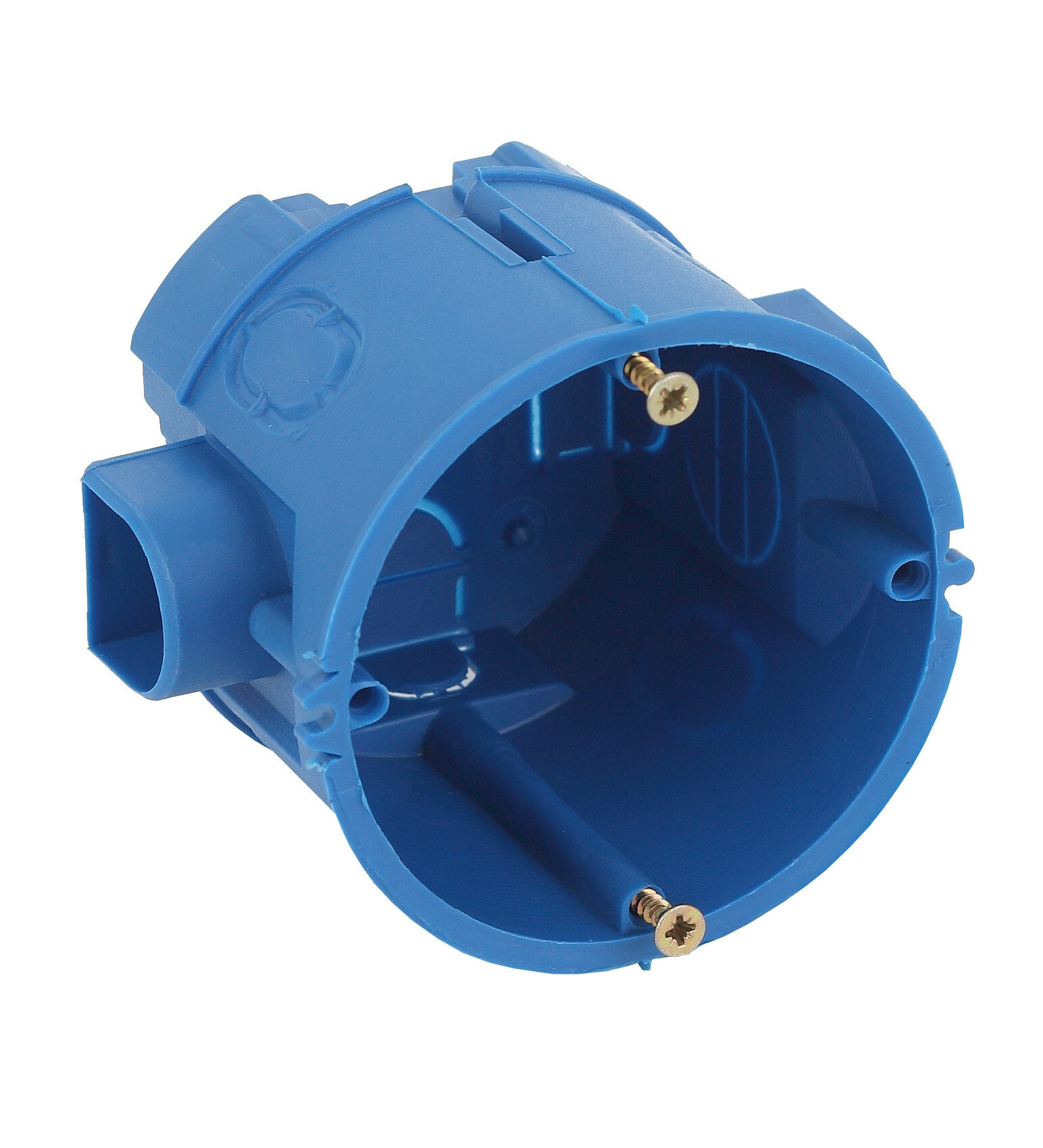 Коробка монтажная ЭРА кутс Б0039187 68х60 мм для твердых стен IP20 синяя