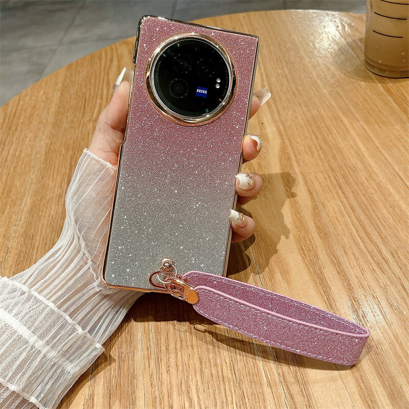 Премиум фиолетовый ремешок для складного телефона VIVO X Fold3 Pro, прочная защита и стильный дизайн