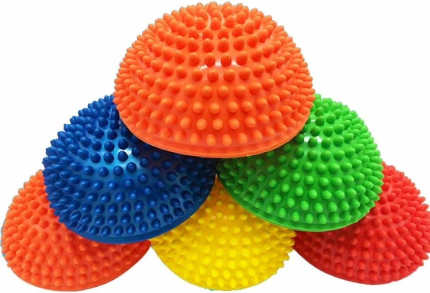 Массажный мяч, полусфера, балансировочный, для фитнеса