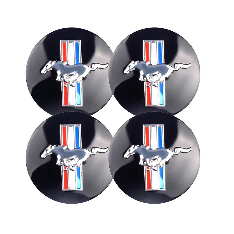 4 шт. Крышки ступицы Ford Mustang, 56 мм, цвет Mustang