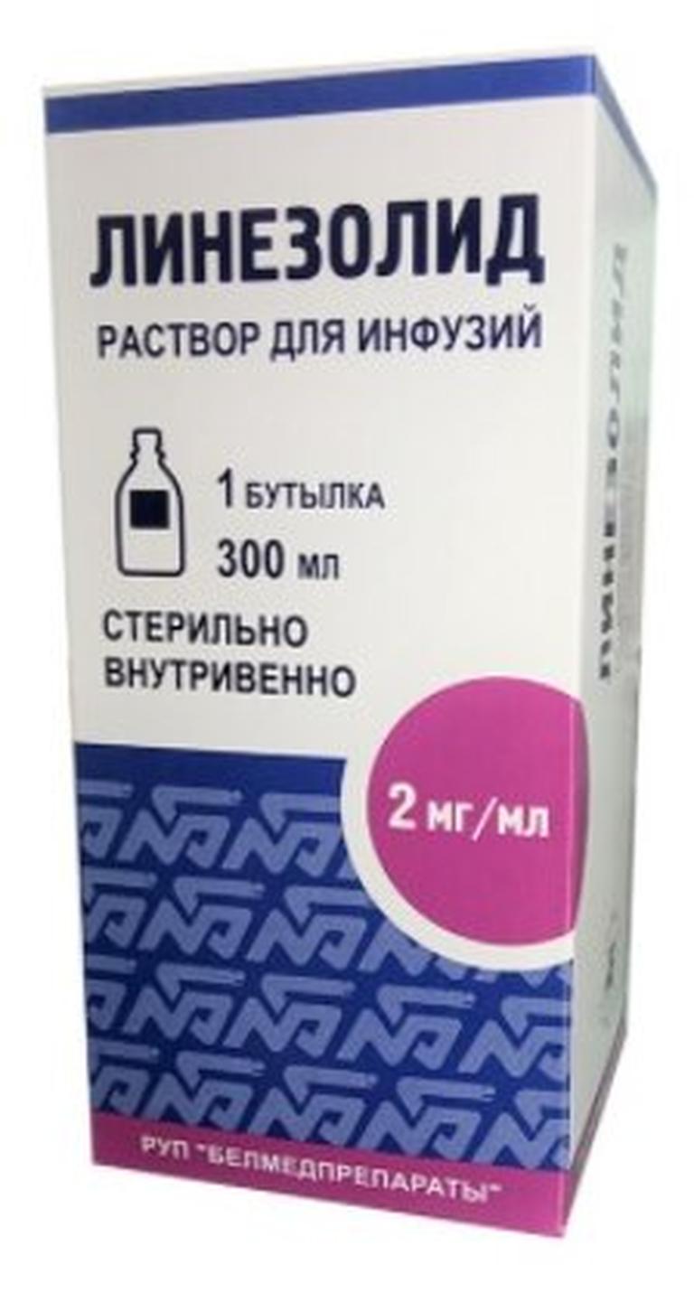 Картинки Линезолид раствор для инфузий бут. 2мг/мл 300мл