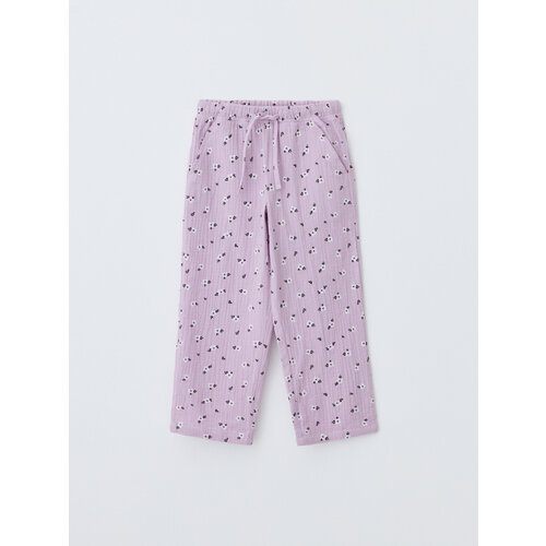 Брюки Sela, размер 104, лиловый, фиолетовый брюки sela размер 104 розовый фиолетовый