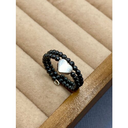 фото Кольцо el tro, гематит, серебряный