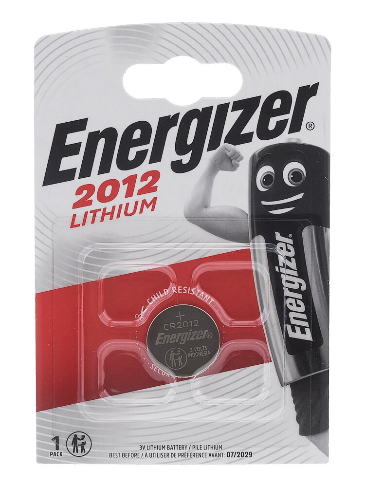 Батарейка Energizer CR2012, 3V, Lithium