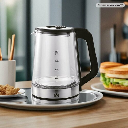 Электрический чайник Mercury Haus MC-7907 объемом 2 литра мощность 2200 Вт 1268₽