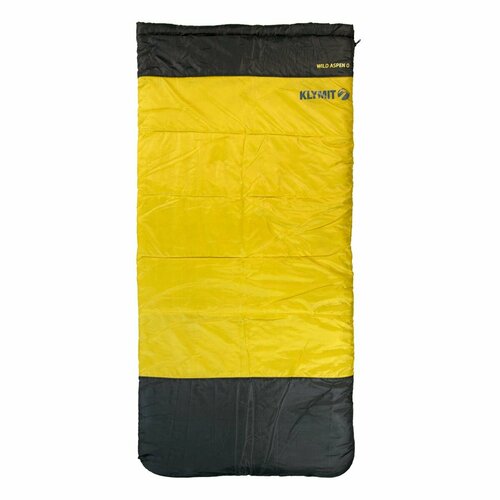 фото Спальный мешок klymit wild aspen 0 rectangle (13wryl00d) черно-желтый