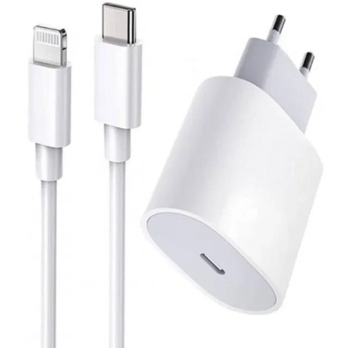 Зарядное устройство для iPhone iPad AirPods / Быстрая зарядка 20W с кабелем USB Type-C - Lightning. портфель из воловьей кожи для путешествий для ipad air 5 air 4 чехол ipad 10 9 7 8 поколения pro 11 air 3 ipad pro 10 5 9 7 дюймов