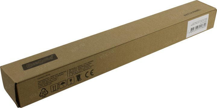 Патч-панель Exegate EX281080RUS (19", UTP, 24 port, cat.6, KRONE&110(dual IDC), 1U, RoHS, Black, RTL) - фото №12