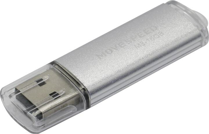 USB2.0 16GB Move Speed M3 серебро Move Speed 16GB M3 (M3-16G) - фото №7