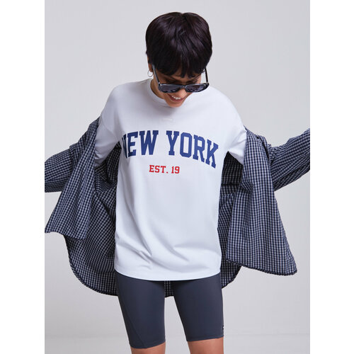 фото Лонгслив eazyway, размер s, белый, синий