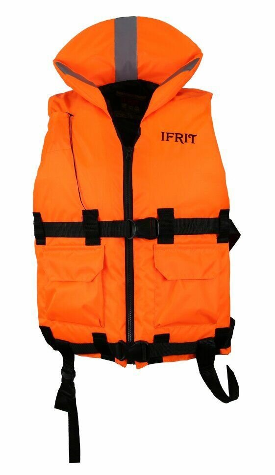 Спасательный жилет взрослый "IFRIT 110" оранжевый, 110 кг. Гимс