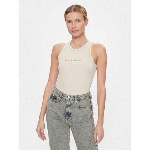 Топ Calvin Klein Jeans, размер S [INT], экрю