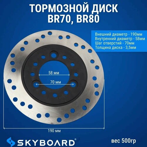 Skyboard Тормозной диск BR70, BR80