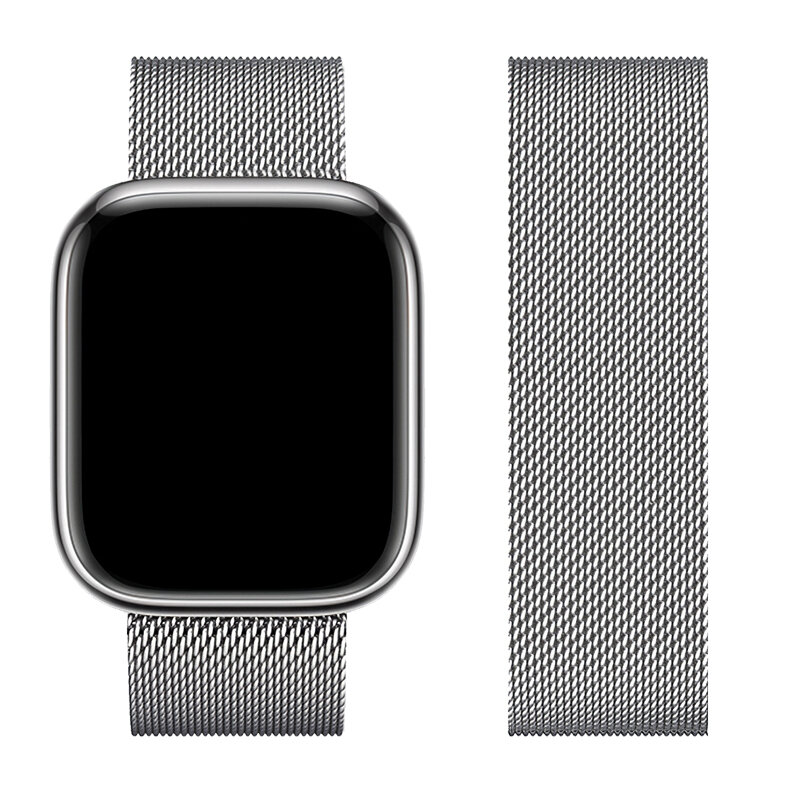 Ремешок на руку для Apple Watch 42/44/45/49 мм, HOCO, WA03, Milanese loop, серый
