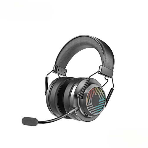 Игровая гарнитура для компьютера с микрофоном B05 Проводные геймерские Bluetooth наушники Гарнитура RGB для PC MAC разъем mini jack 35 Черный 7399₽