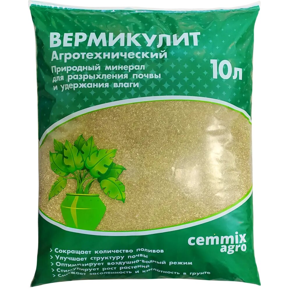 Вермикулит агротехнический Cemmix 10 л