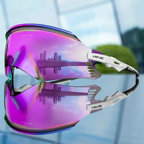 Солнцезащитные очки Kapvoe, фиолетовый солнцезащитные очки kapvoe белый