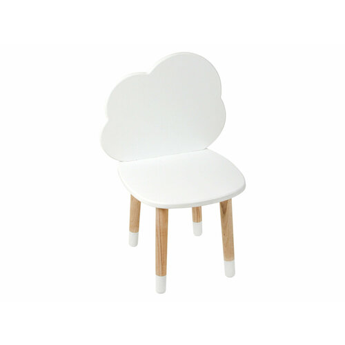 Детский стульчик Первый Мебельный Облачко Белый Натуральный 4260₽