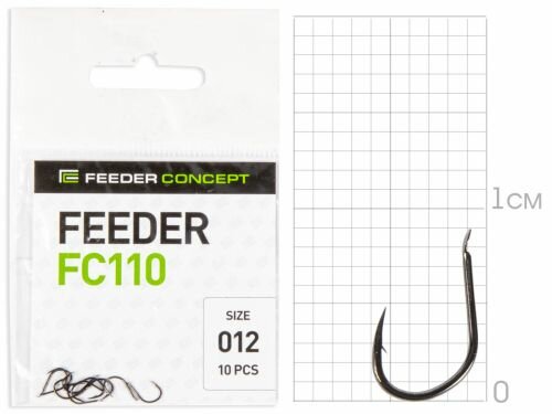 Крючки Feeder Concept FC FEEDER FC110 размер 012 10шт.