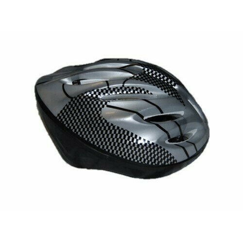 Защитный шлем для роллеров, велосипедистов. Материал: пластмасса, пенопласт. К-11-2): Серебро