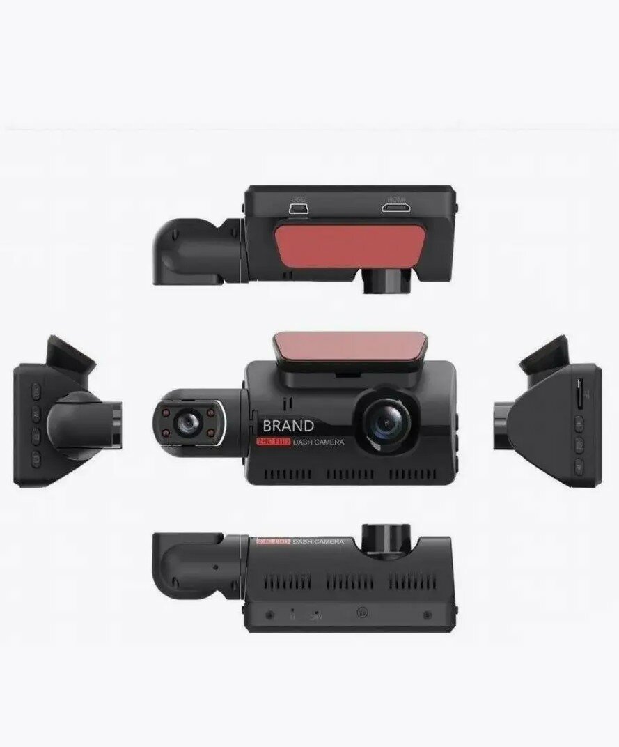 Автомобильный видеорегистратор DVR A68 / 2 камеры / Full HD 1080