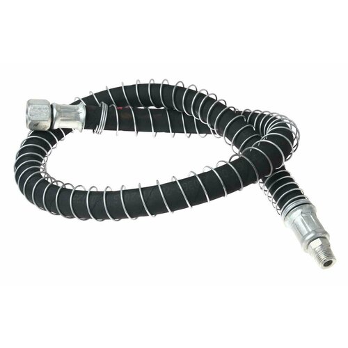 УРТ 250-3506085-10 Шланг тормозной краз к заднему мосту в броне (S=27, гайка М22, штуц. М16) L=1155мм УРТ