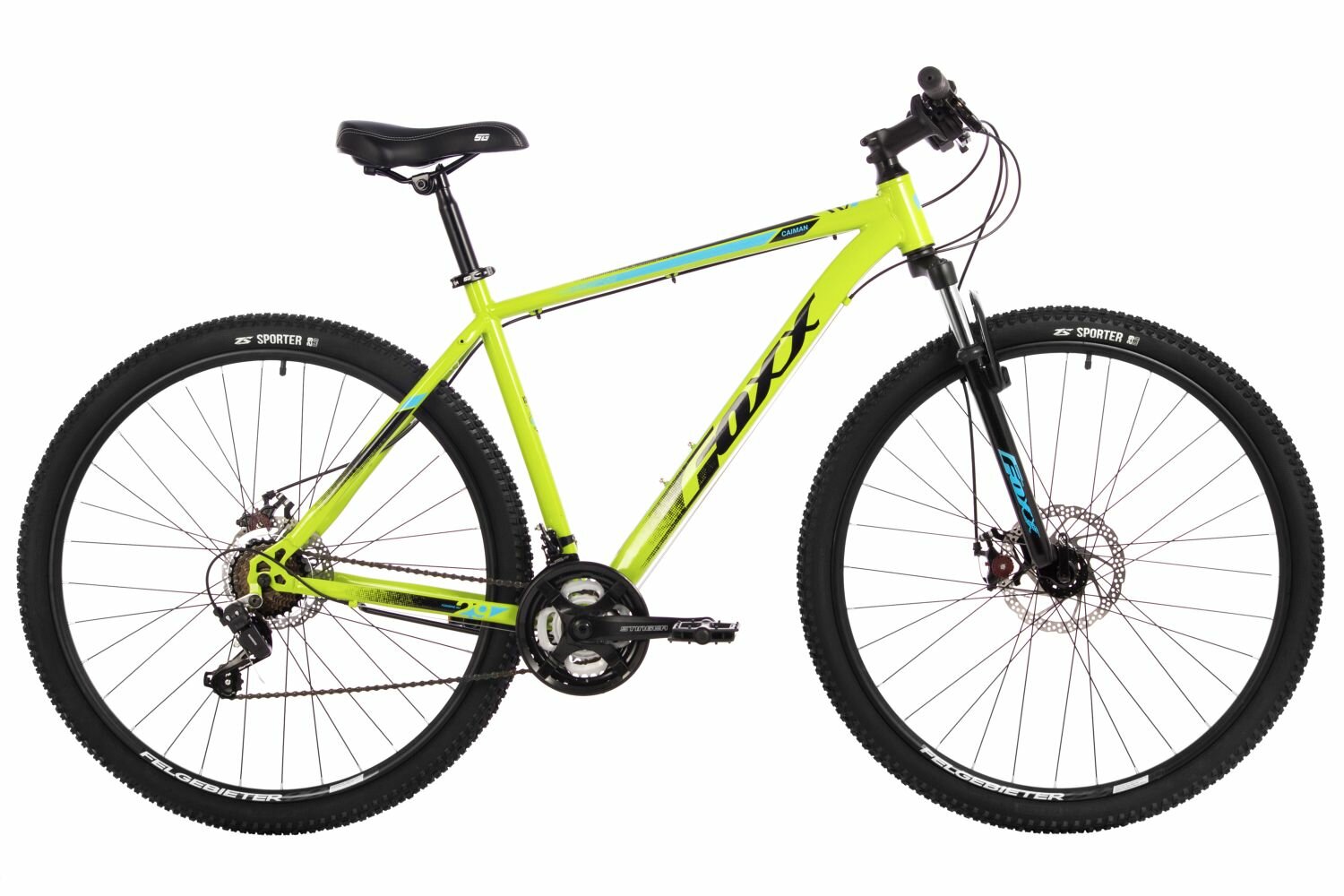 Горный велосипед Foxx Caiman 29, год 2024, цвет Желтый, ростовка 20
