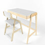 Детский растущий стол Вуди и стул Робин Wood (Комбо Белый/Комбо Белый)