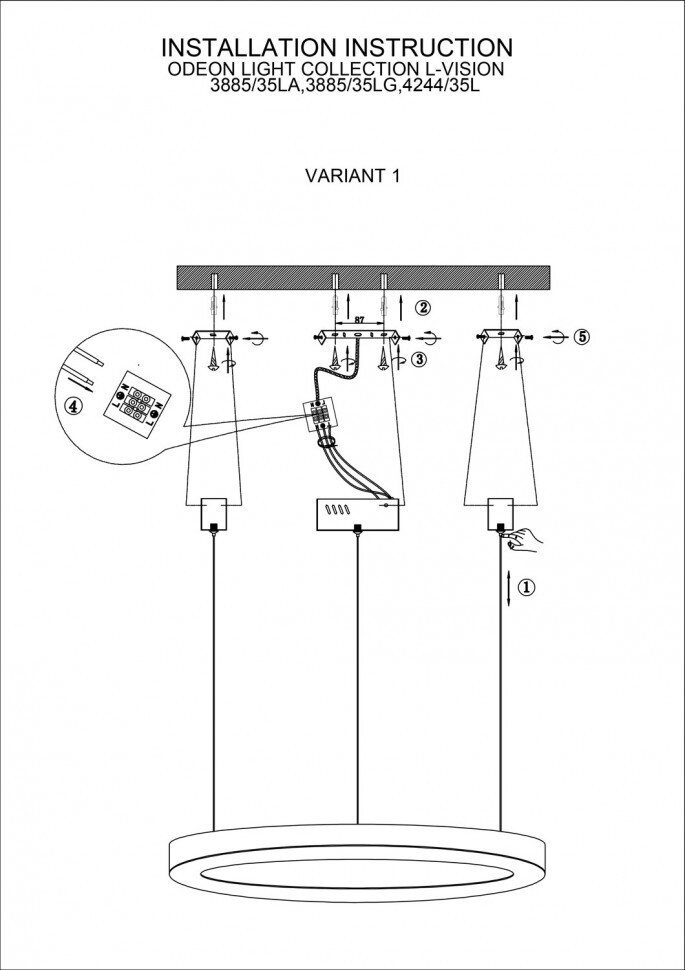 Люстра Odeon Light FOCCO 4722/24 - фото №19