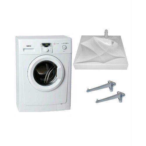 Стиральная машина Atlant 40М102 и раковина над стиральной машиной Элиза 3670000₽