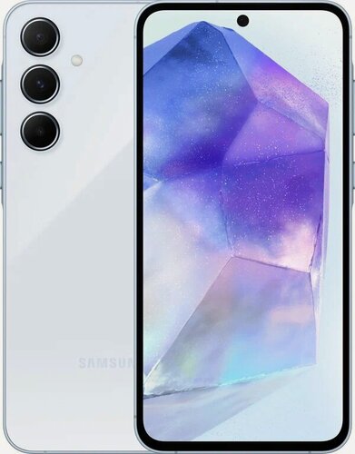 Изображение товара Смартфон Samsung Galaxy A55 5G 8/128 ГБ, Dual: nano SIM + eSIM, iceblue