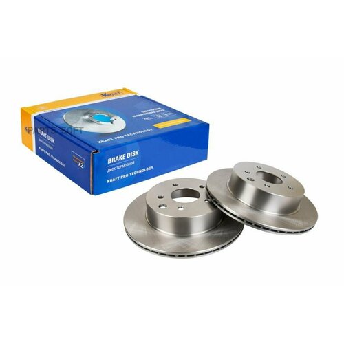 KRAFT KT016085 Диск тормозной задний 2шт 17320₽