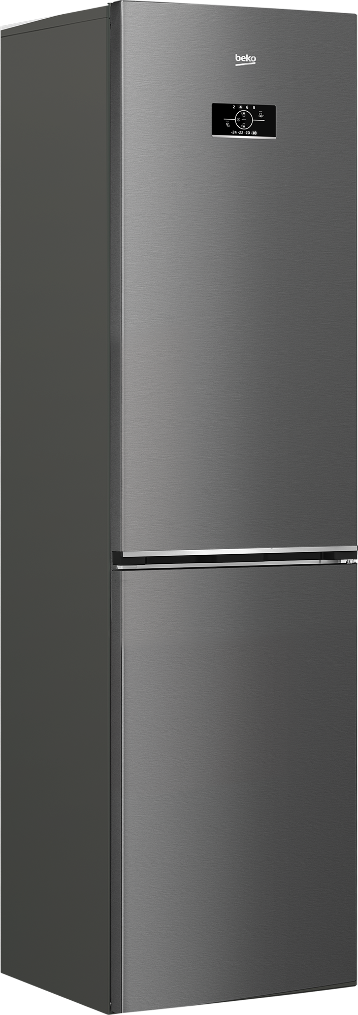 Двухкамерный холодильник Beko B3R0CNK332HX, темно серый (нержавеющая сталь), No Frost, HarvestFresh — фото 1