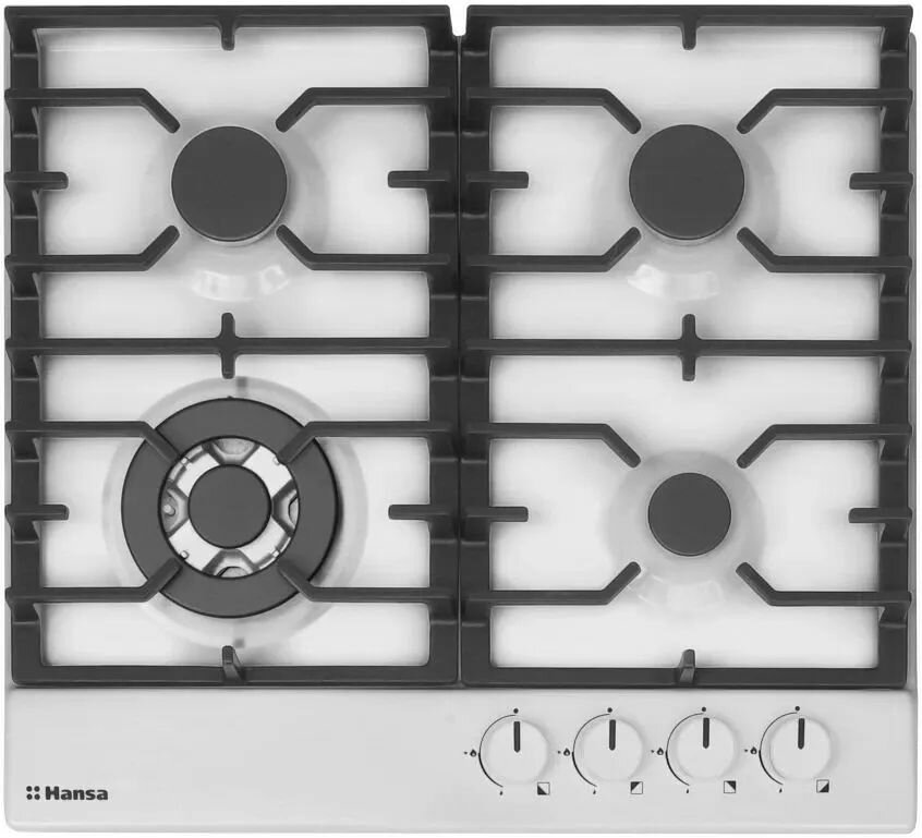 Встраиваемая газовая панель HANSA BHGW611839, белая